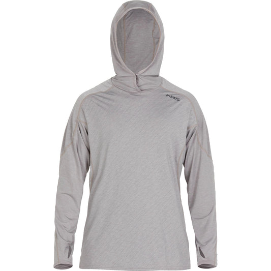 NRS Men's Silkweight Long Sleeve Hoodie Sharkskin Small
