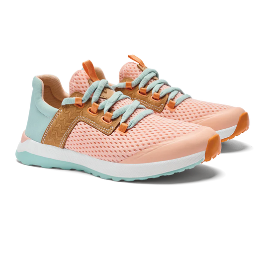 Olukai Wailuku Atheltic Sneakers Peach/Swell 10