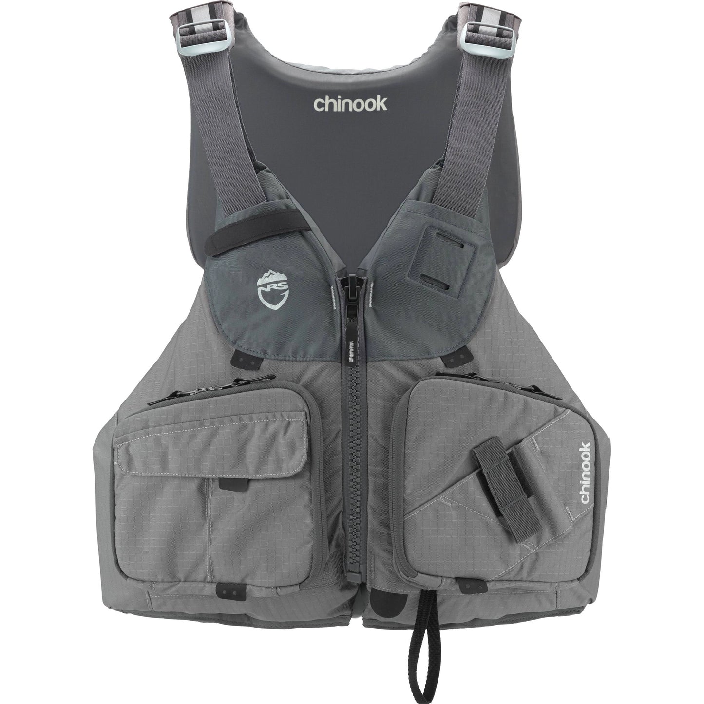 NRS Chinook Fishing PFD Silver