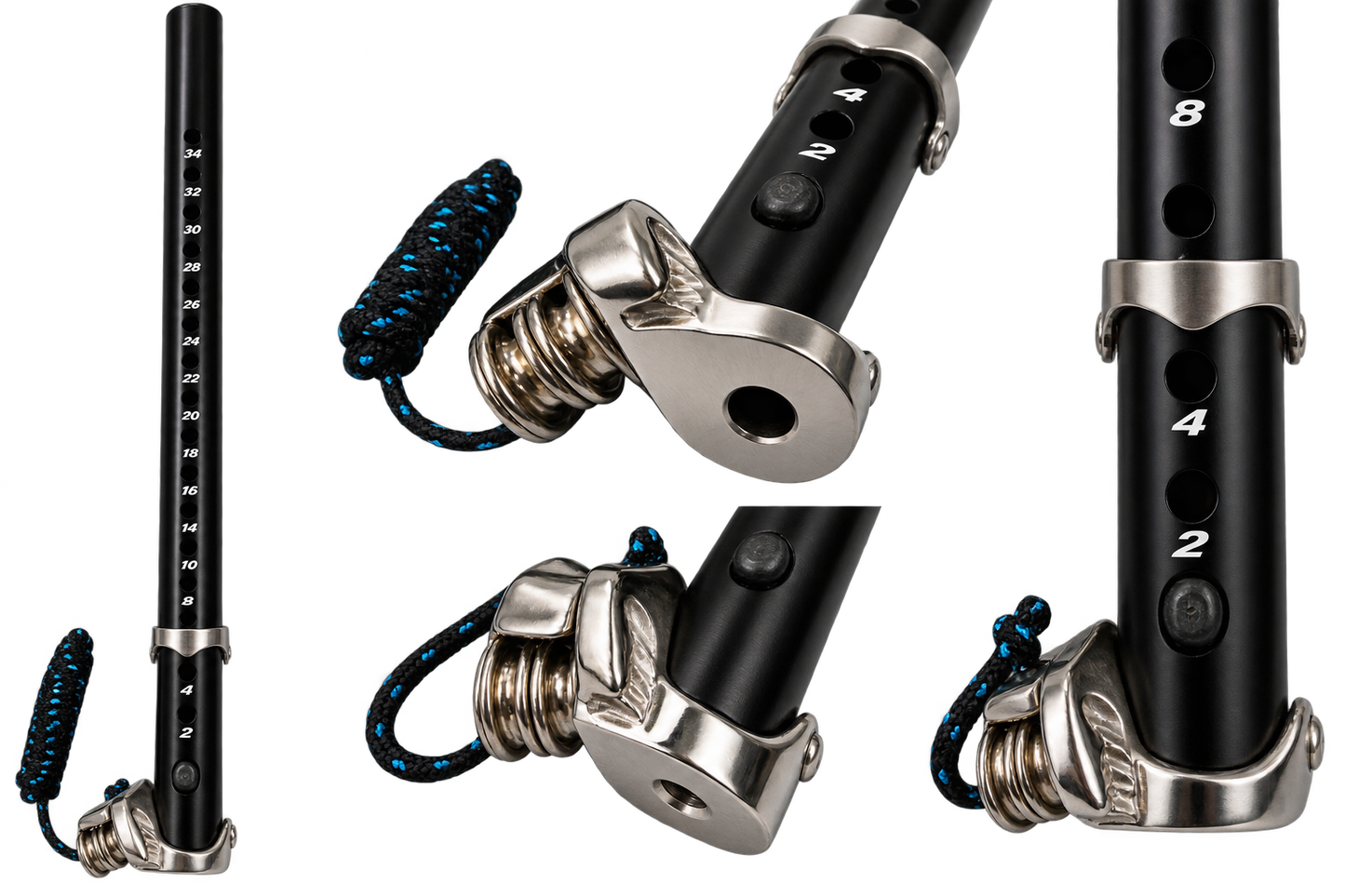 Aluminum Extension RDM Euro Pin 34cm