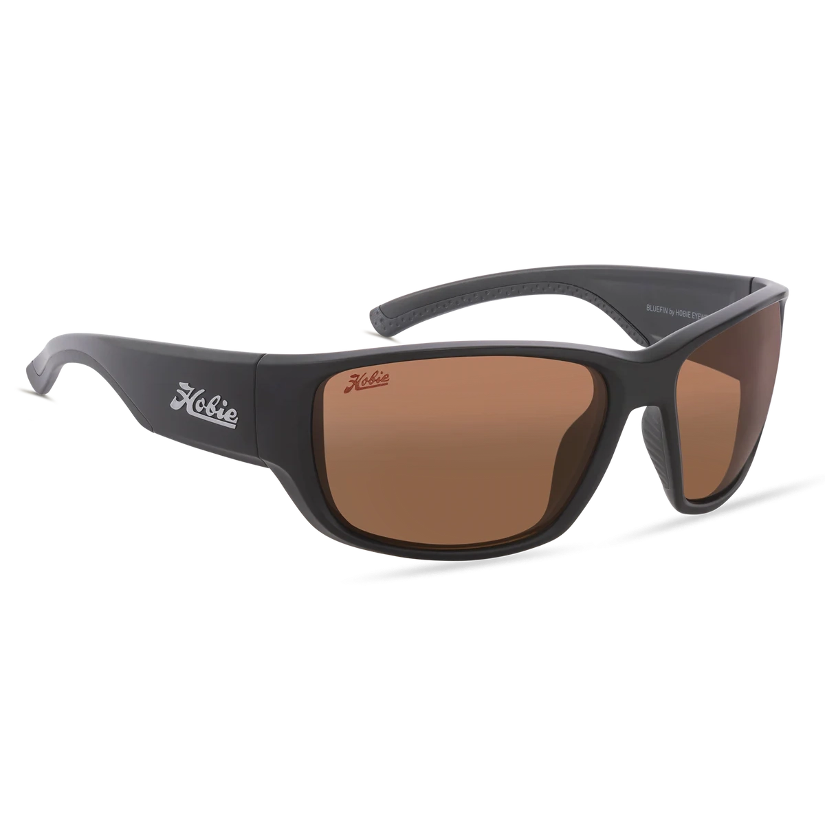 Hobie Eyewear Bluefin Float Sunglasses Satin Black / Sea Green Mirror