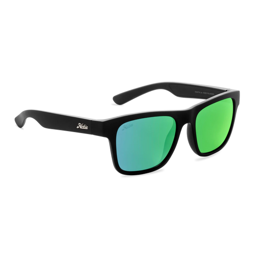 Hobie Eyewear Coastal Float Sunglasses Satin Black / Sea Green