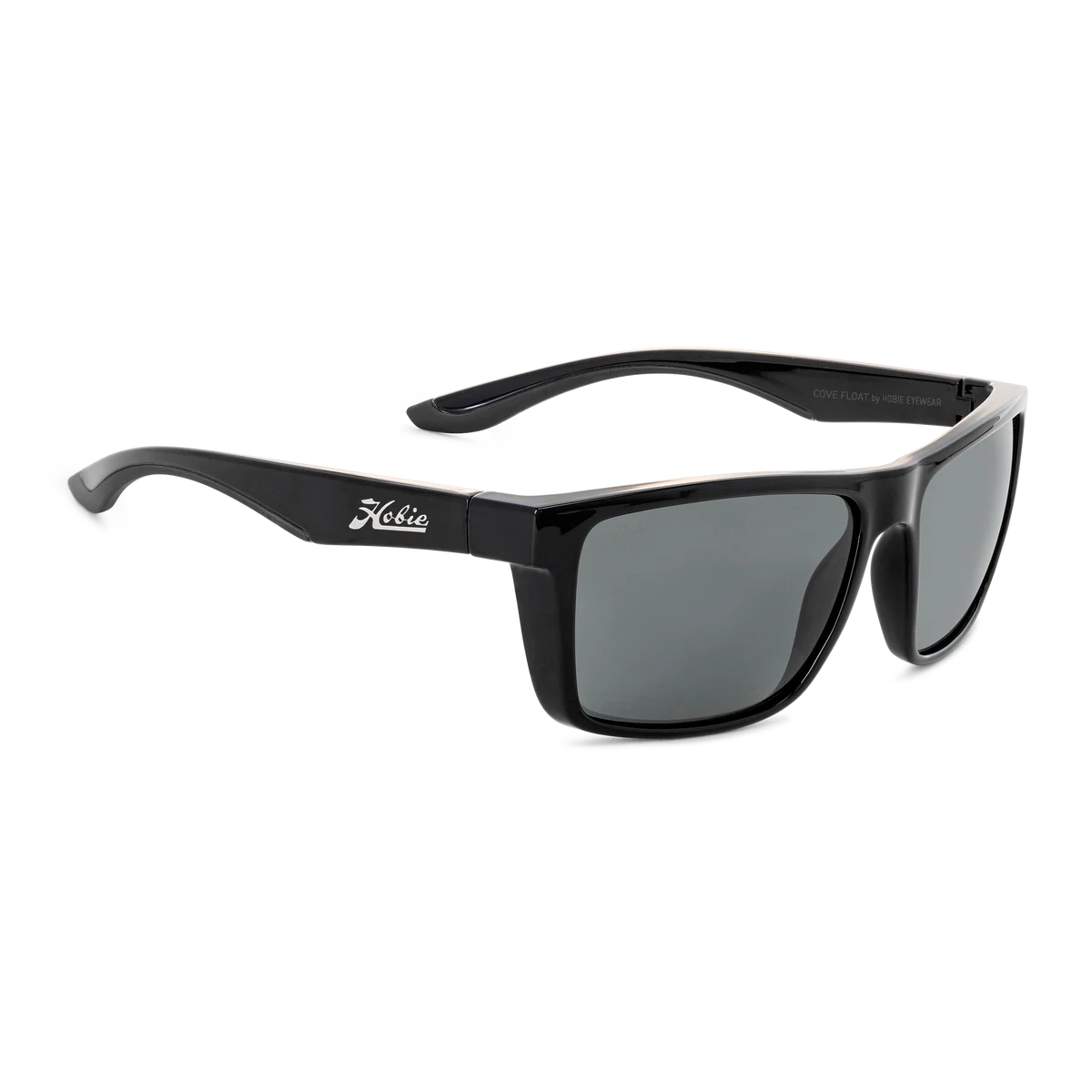 Hobie Eyewear Cove Float Sunglasses Shiny Black / Grey