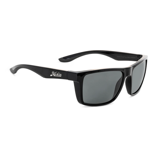 Hobie Eyewear Cove Float Sunglasses Shiny Black / Grey