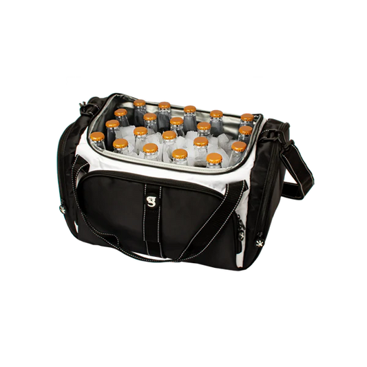 Geckobrands Duffel Cooler  Fits 30 Cans, 24 Slim Cans, or 22 Bottles