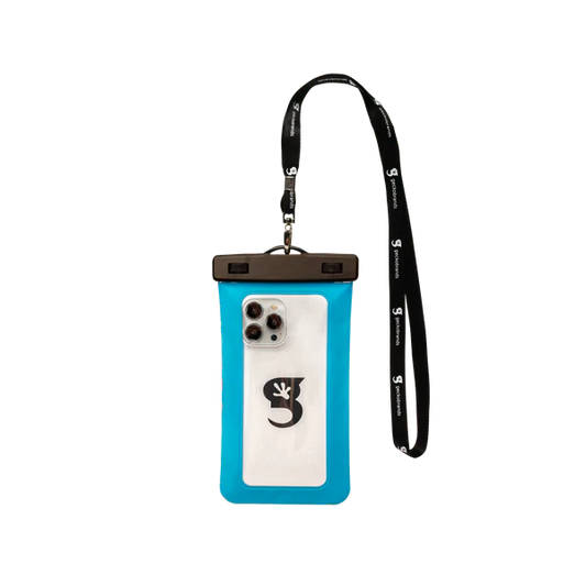 Geckobrands Large Phone Dry Bag Neon BLue