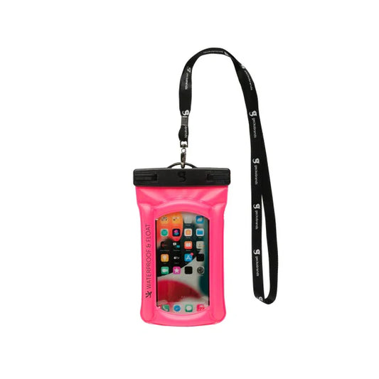 Geckobrands Waterproof Float Phone Dry Bag - Pink