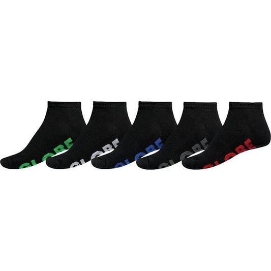 Globe Shoes Stealth Ankle Socks 5 Pack