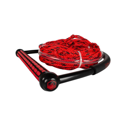 Liquid Force 2025 TR9 Wakeboard Rope and Handle Combo Red