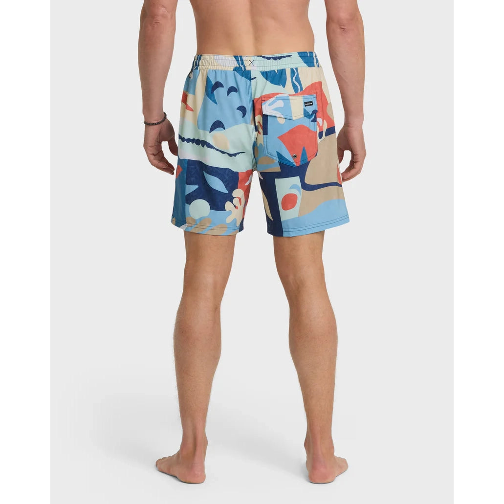 Quiksilver Surfsilk Mix 17" Nb Swim Trunks cream