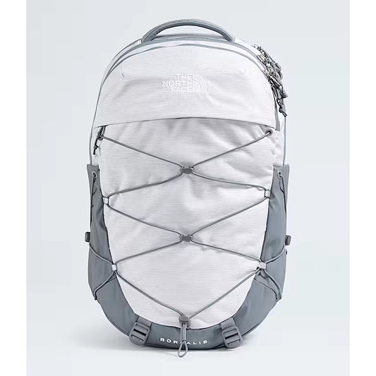 The North Womens Borealis Backpack White Grey