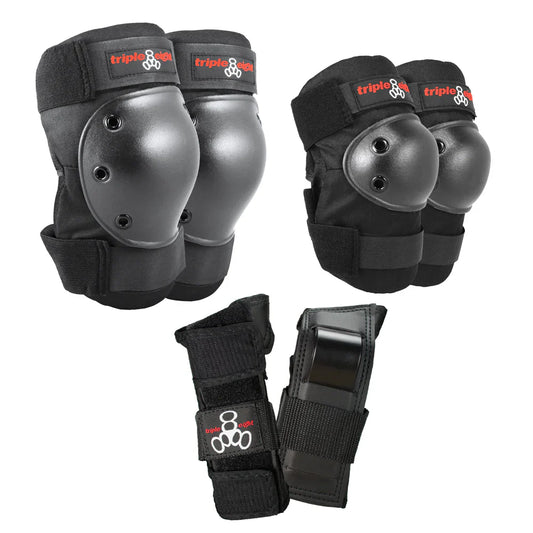 Triple8 Saver Series Pads 3 Pack - Black