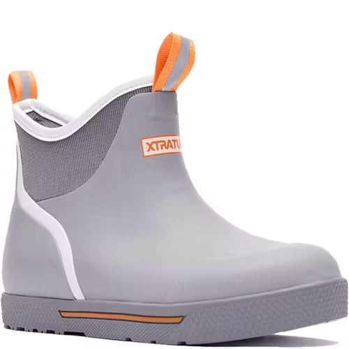 XtraTuf Men's Wheelhouse Ankle Deck Boots - Grey