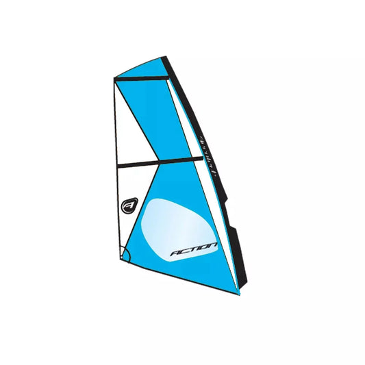 Aerotech Sails Aerotech Action Sail Blue Windsurfing Sail – Image 1