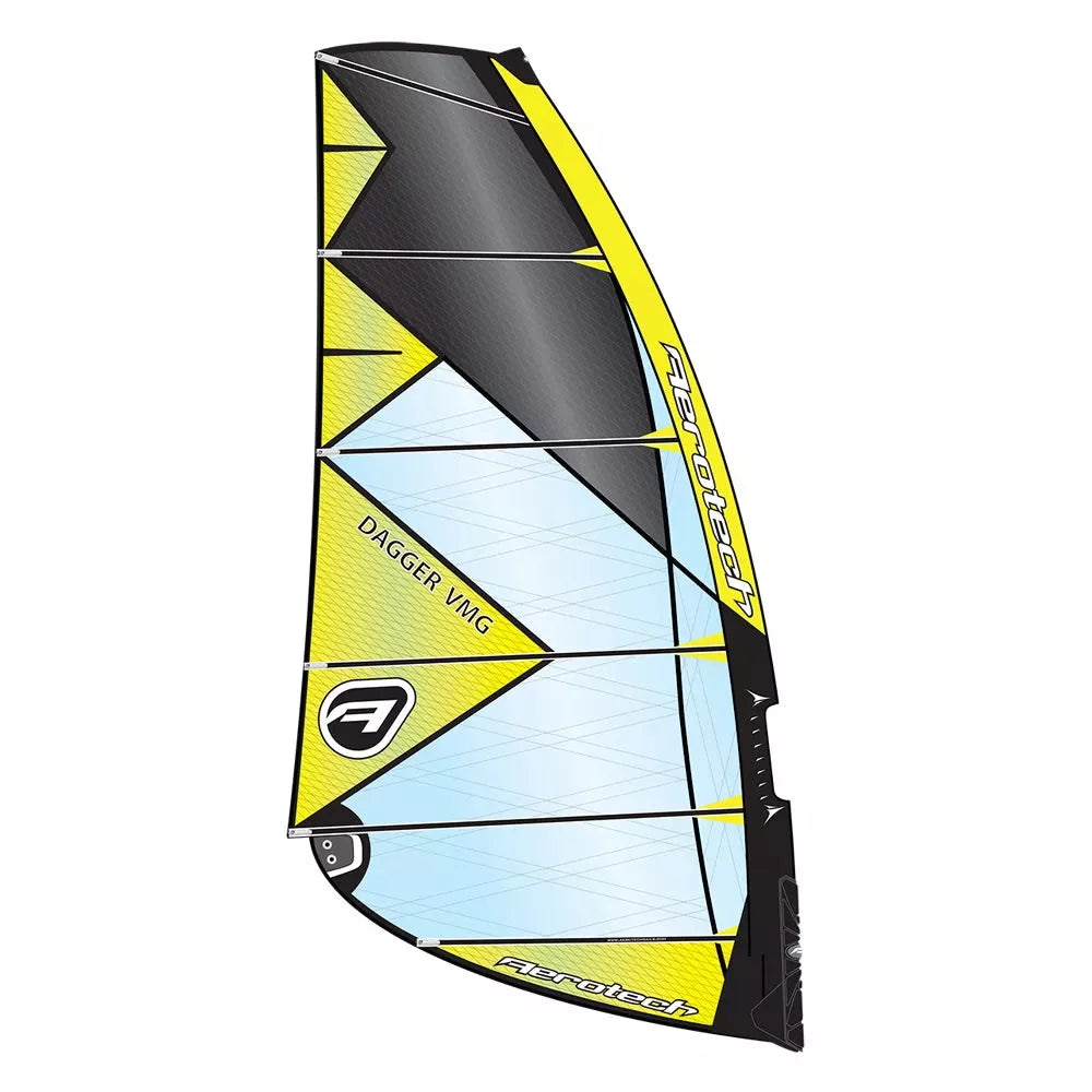 Aerotech Sails Aerotech Dagger VMG Yellow Windsurfing Sail – Image 1