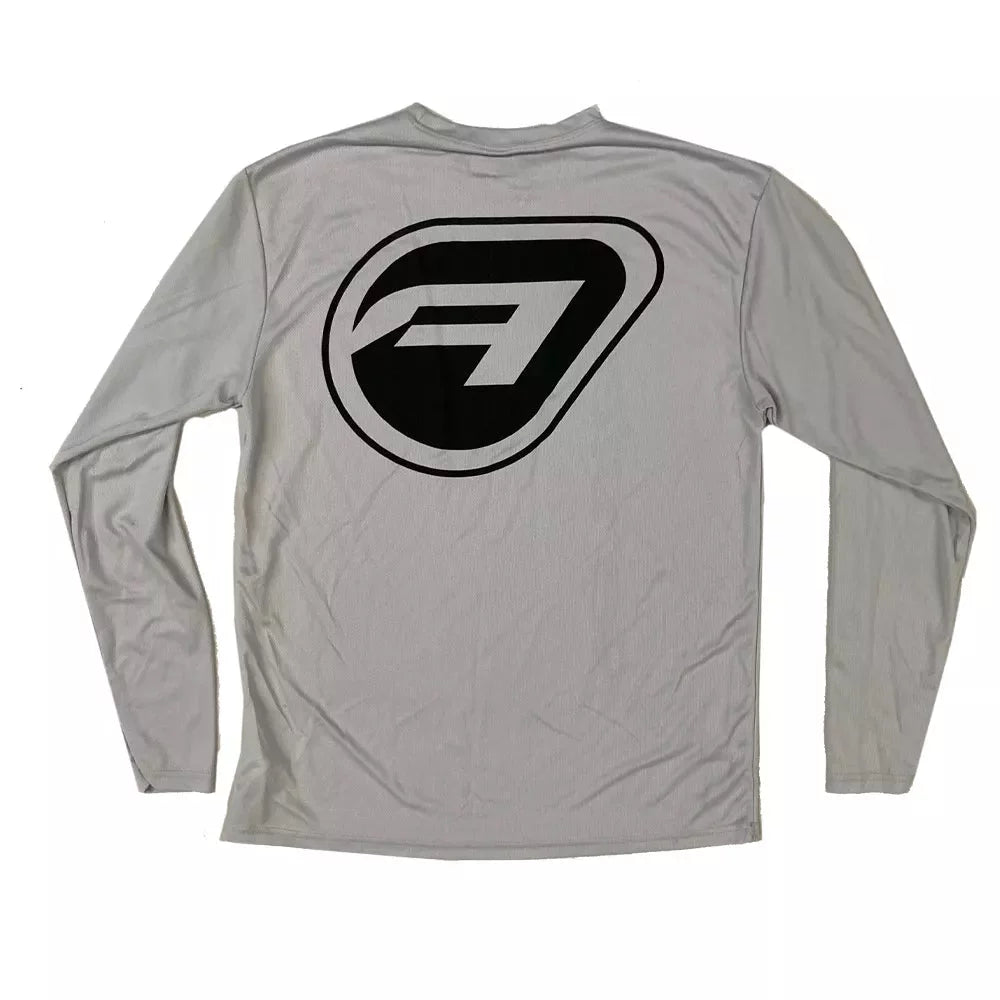 Aerotech Sails Aerotech Long Sleeve Sun Shirt Silver Large Mens Rashguard – Image 2