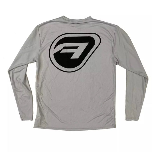 Aerotech Sails Aerotech Long Sleeve Sun Shirt Silver Large Mens Rashguard – Image 2