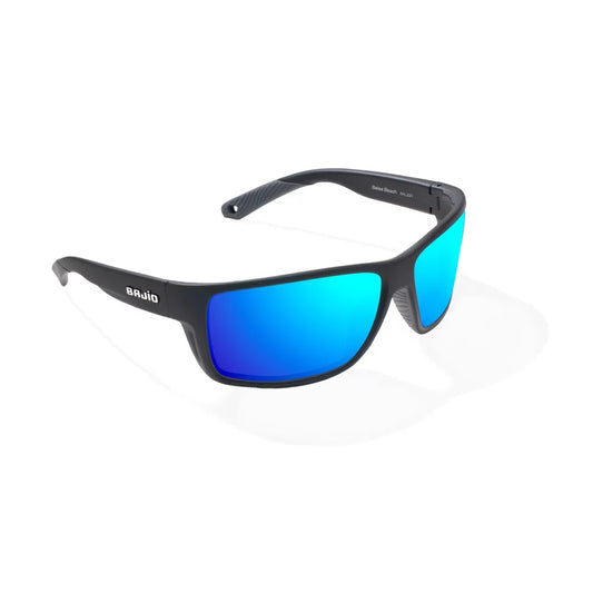 Bajio Bales Beach Sunglasses - Matte Black Frame/Blue Lens Mens Sunglasses – Image 1