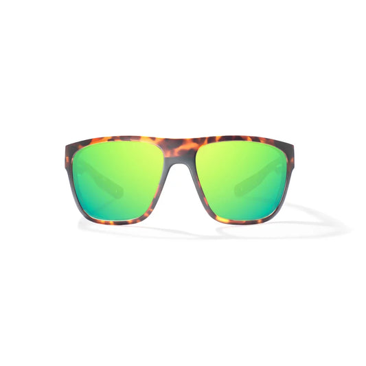 Bajio Las Rocas Brown Tortoise Matte Green Mirror Glass Lenses Mens Sunglasses – Image 2
