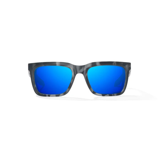 Bajio Palehorse Black Tort Matte Blue Mirror Glass Lenses Mens Sunglasses – Image 2
