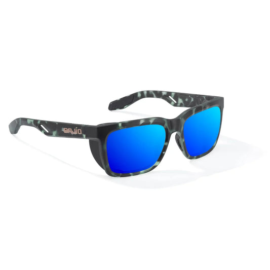 Bajio Palehorse Green Tort Matte Blue Mirror Glass Lenses Mens Sunglasses – Image 1