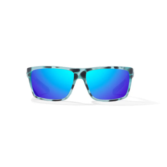 Bajio Sigs Light Blue Water Matte Blue Mirror Glass Lenses Mens Sunglasses – Image 2