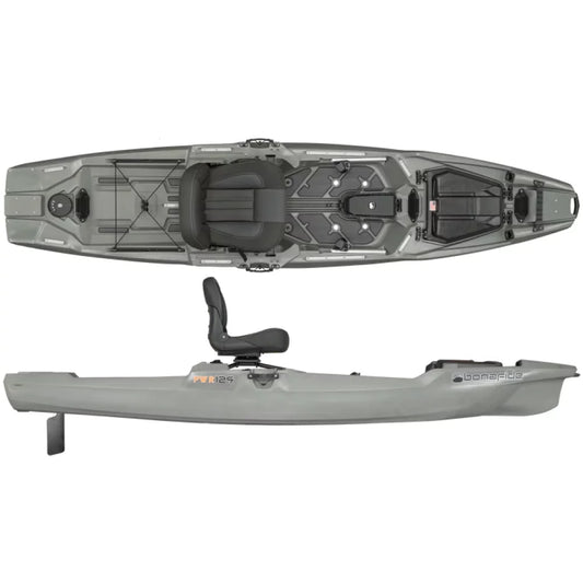 Bonafide PWR129 Pro Top Gun Grey Kayak – Image 1