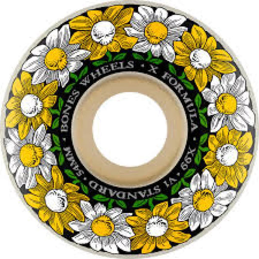 Bones XF X99 52/99 PupDaises Skateboard Wheels – Image 1