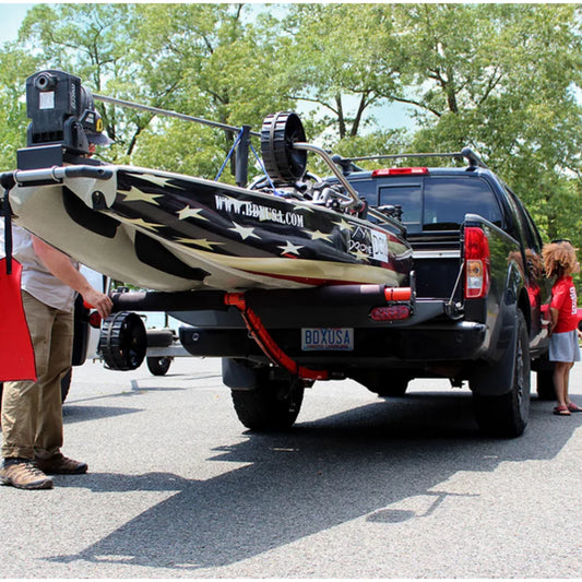 Boonedox Classic T-Bone Truck Bed Extender Lime Kayak Trailer – Image 1