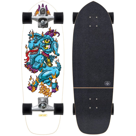 Carver 30.75" Yago Fire Goat Surfskate Complete C7 Complete Skateboard – Image 1