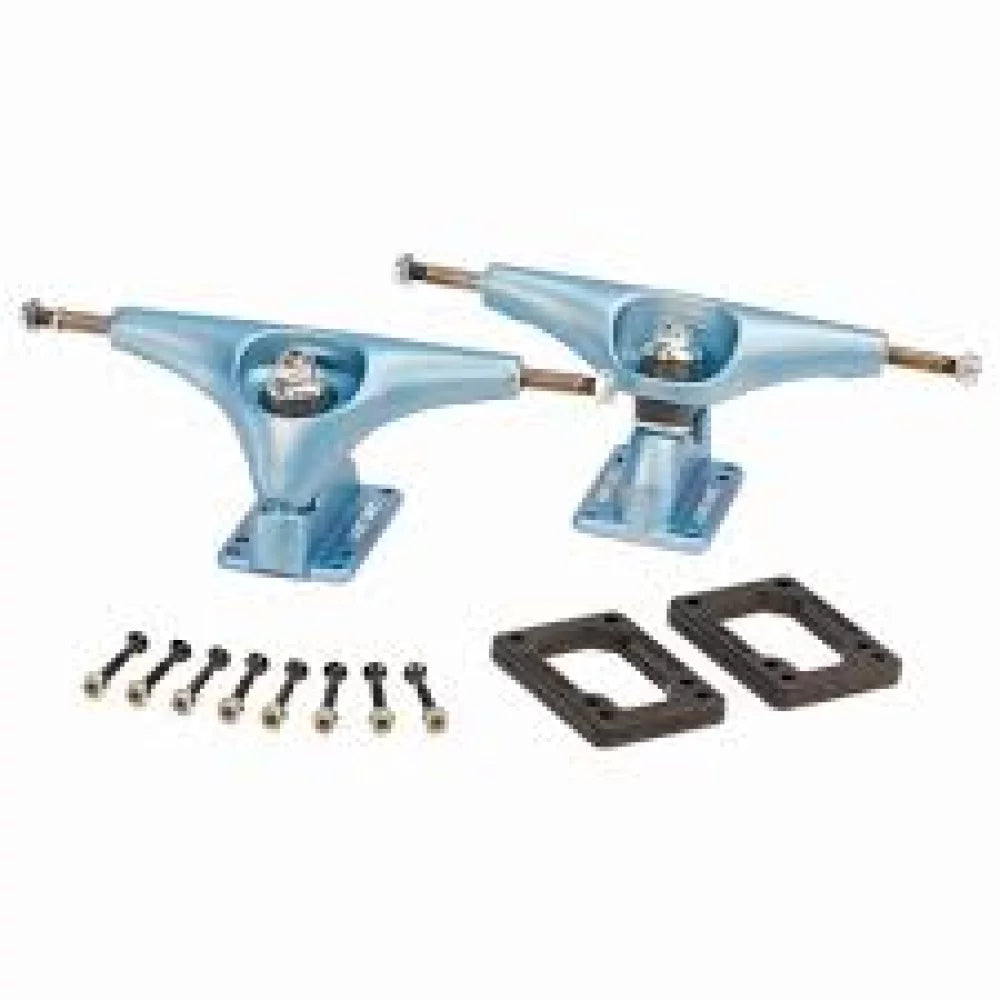 Carver CX Impala Blue Metalic Trucks Skateboard Trucks – Image 1