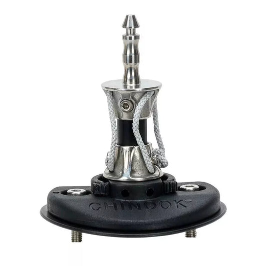 Chinook 2-Bolt Quick Release Tendon Mast Base Euro Pin EX Windsurfing Base – Image 1