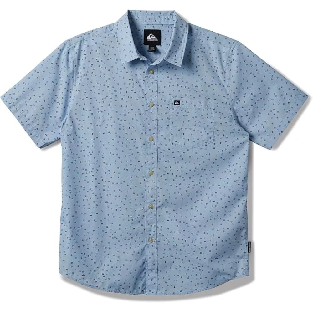 Classic Mini Freedom Short Sleeve Shirt in Silver Birch by Quiksilver Mens Shirts – Image 2