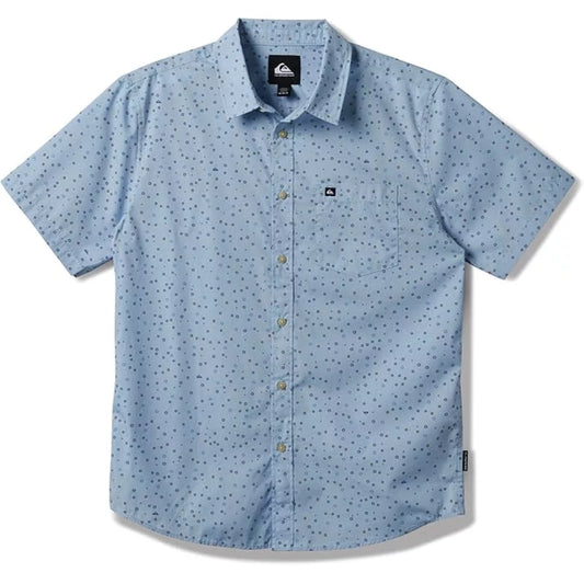 Classic Mini Freedom Short Sleeve Shirt in Silver Birch by Quiksilver Mens Shirts – Image 2