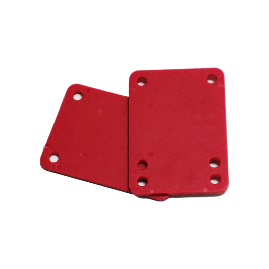 Essentials 1/8" Shock Pads Pair Red Skateboard Accessory – Image 1