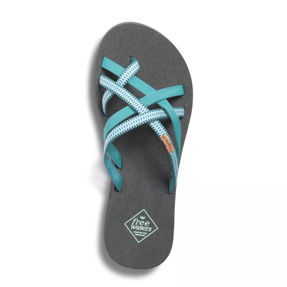 Freewaters Supreem Sierra Sandals Teal 7 â Sandy Point Progressive Sports