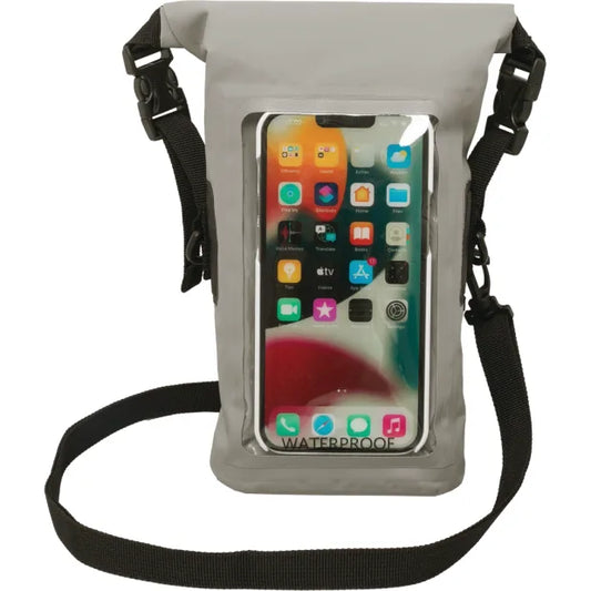 Geckobrands Waterproof Phone Tote Bag - Gray