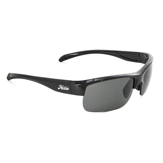 Hobie Eyewear Eddy Float Sunglasses Shiny Black / Grey Mens Sunglasses – Image 1