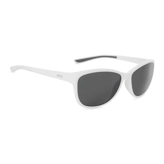 Hobie Eyewear Mya Sunglasses Satin White Grey Womens Sunglasses – Image 1