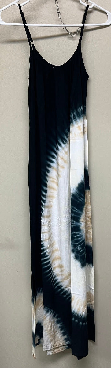 SK Maxine Dress BlkTan Burst X