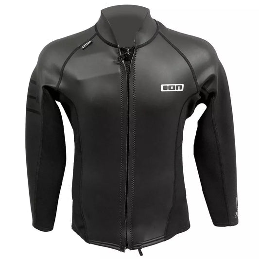 Ion Men's Neo Zip Top Black Small Mens Rashguard – Image 1