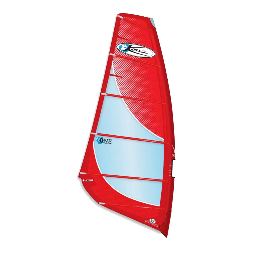 Kona One Sail 9.0 Red USED Windsurfing Sail Used – Image 2