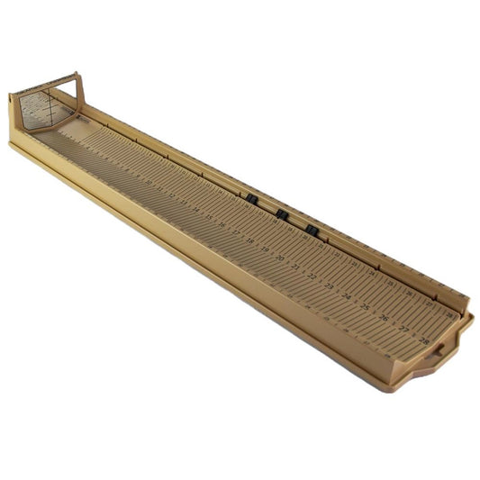 YakAttack LeaderBoard - 28" Measuring Board with Built-In Identifier Holders and Cull Tabs, Desert Sand