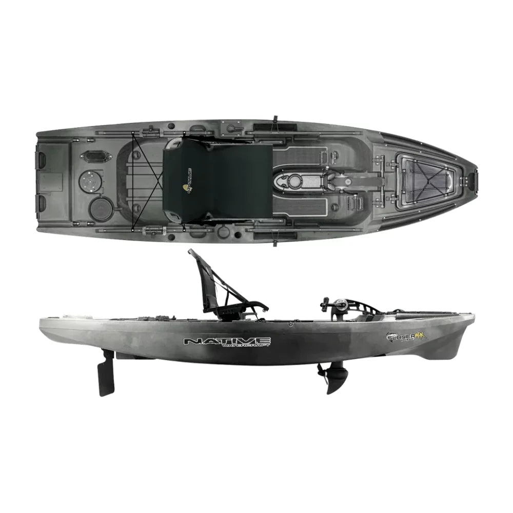 Native Watercraft Native Slayer Propel Max 10 Grey Goose Kayak – Image 1