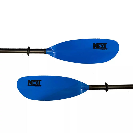 NEXT Aluminum Economy Two Piece Kayak Paddle 230 Blue – Image 1