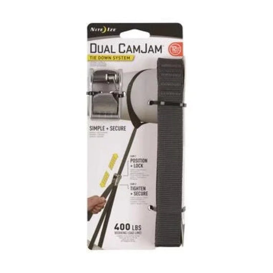 Nite Ize Dual CamJam Tie Down System 12 FT Camping Tools – Image 1