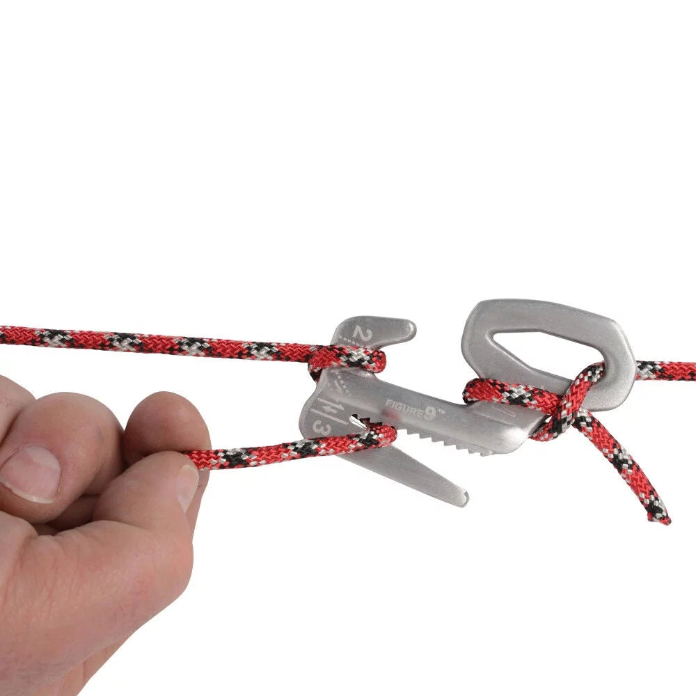 Nite Ize Figure 9 Rope Tightener Large Silver Camping Tools – Image 4