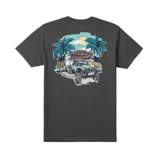 O'Neill Baja Bandit Short Sleeve Tee Dark Charcoal Large Mens Shirts – Image 1