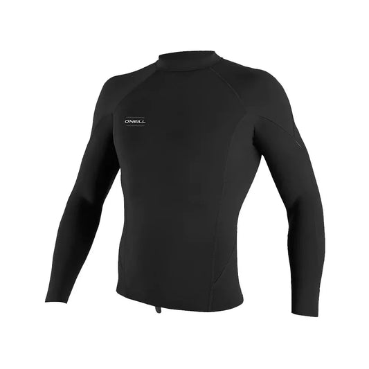 O'Neill Hyperfreak 0.5mm Neoprene Skins Long Sleeve Top Black Small Mens Rashguard – Image 1