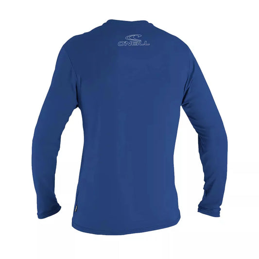 O'Neill Men's Basic Skins 50+ UPF Long Sleeve Sun Shirt Pacific Large Mens Rashguard – Image 2